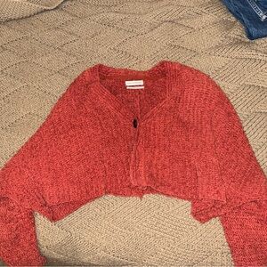 Urban Outfitters Cozy Pink Knit Cardigan